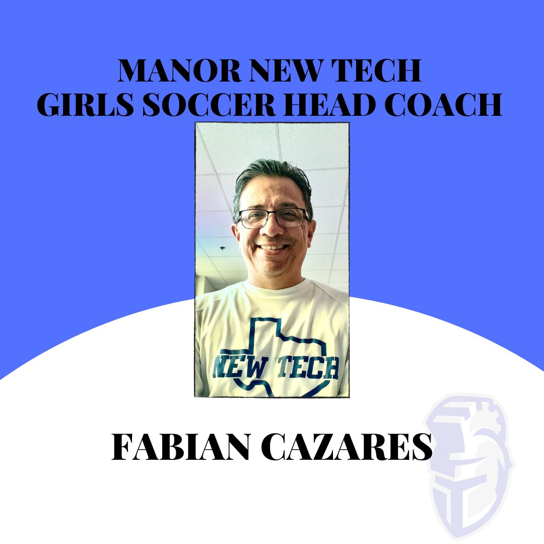 📢We are excited to announce Coach Fabian Cazares has been named the Girls Soccer Head Coach of @ManorNewTech!