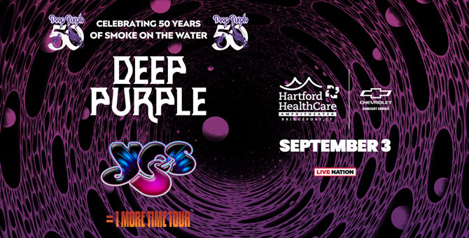Deep Purple with YES comes to @hhcamphitheater on Tuesday, September 3rd. Tickets are on sale at livenation.com Listen to @MLapitino at 5:30. Be the ninth caller and correctly Guess That Riff to win tickets!
