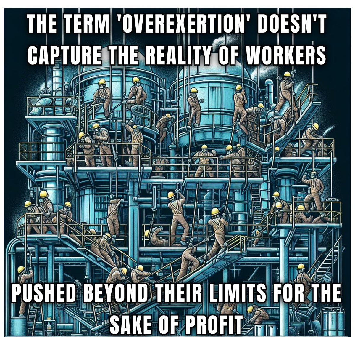 ''Overexertion' feels like an understatement when workers are pushed beyond their limits just for profit. Let's call it what it is: exploitation. It's time for change. #InjuredWorkersUnite #EndExploitation