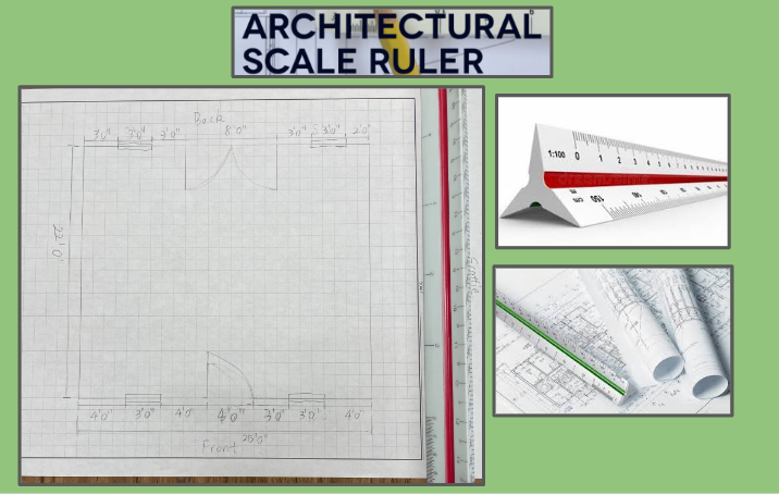 dpcte2245's tweet photo. Students in Design and Modeling are learning how to scale down a shed using a scale ruler and 1/4 graph paper. https://t.co/lJsWcCOuSW