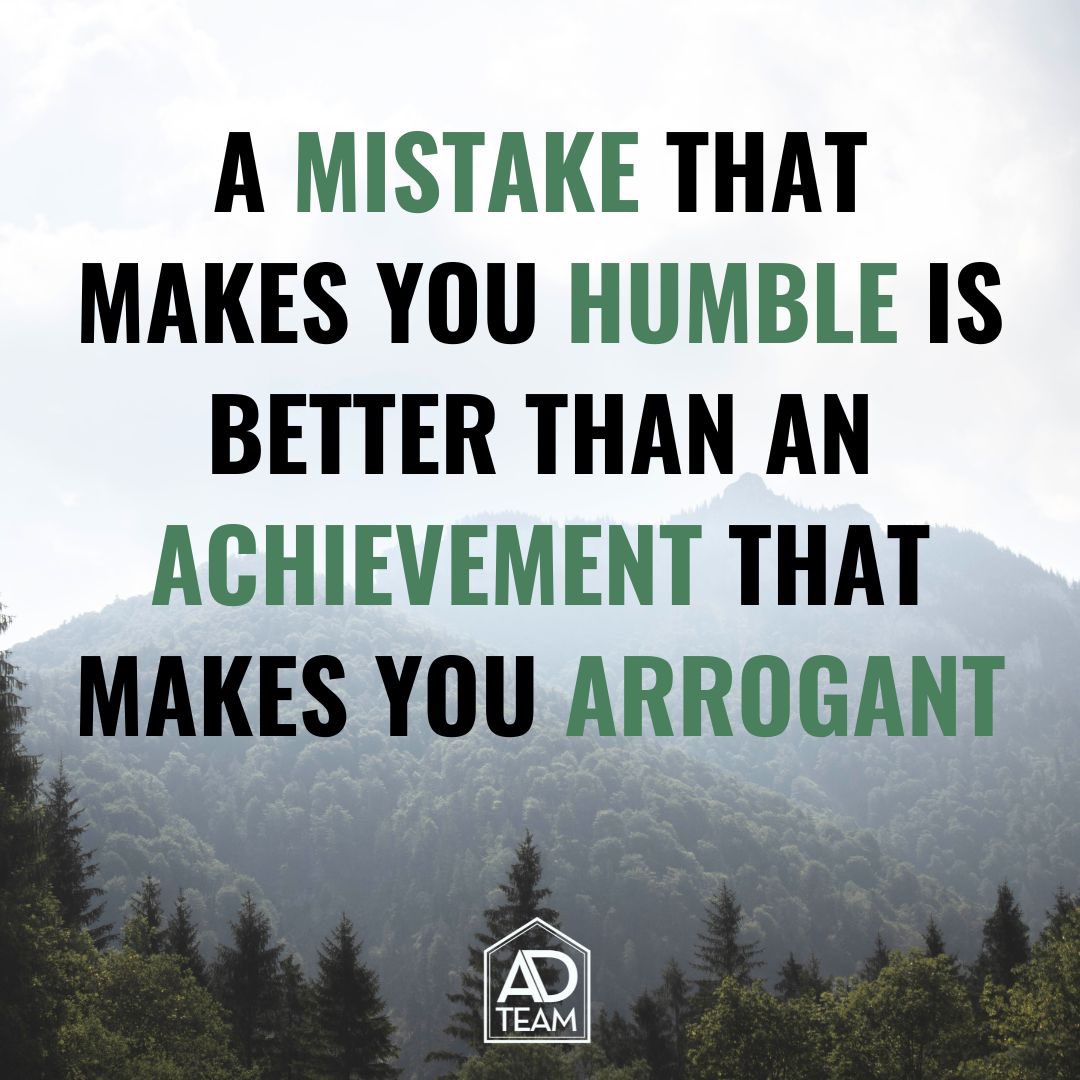 It's better to learn from humbling mistakes than to boast from achievements 💫

 #HumbleBeginnings #LearnFromMistakes #HumilityOverArrogance #HumbleGrowth #LearnAndGrow #MotivationMonday #StayGrounded #NeverStop #AlwaysStrive #TakeTheRisk #Monday #ADteam #AnujaTheRealtor