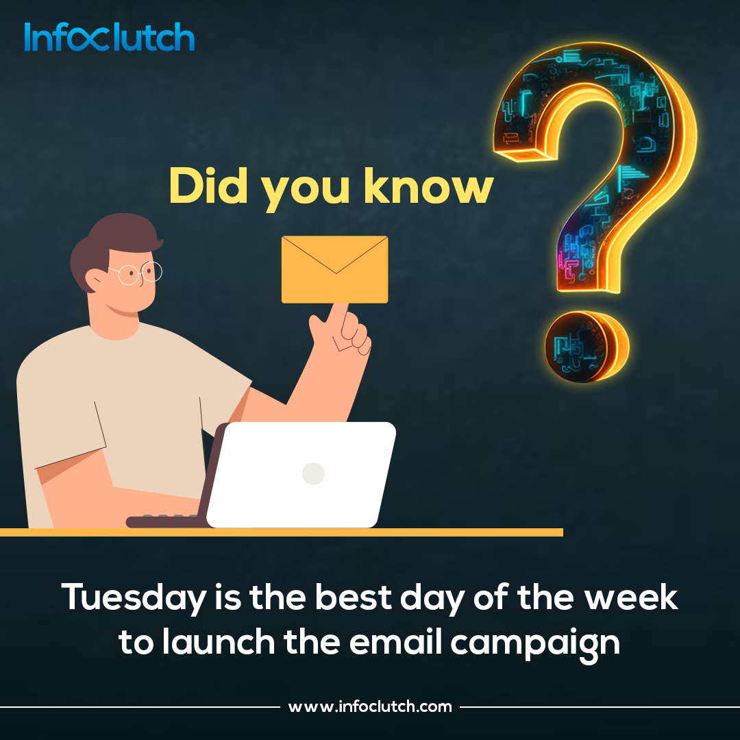 Rise and shine, Take advantage of the prime time to connect with your audience. 

#MarketingTips #EmailCampaignTuesday #B2BEmailList #InfoClutch #DidYouKnow