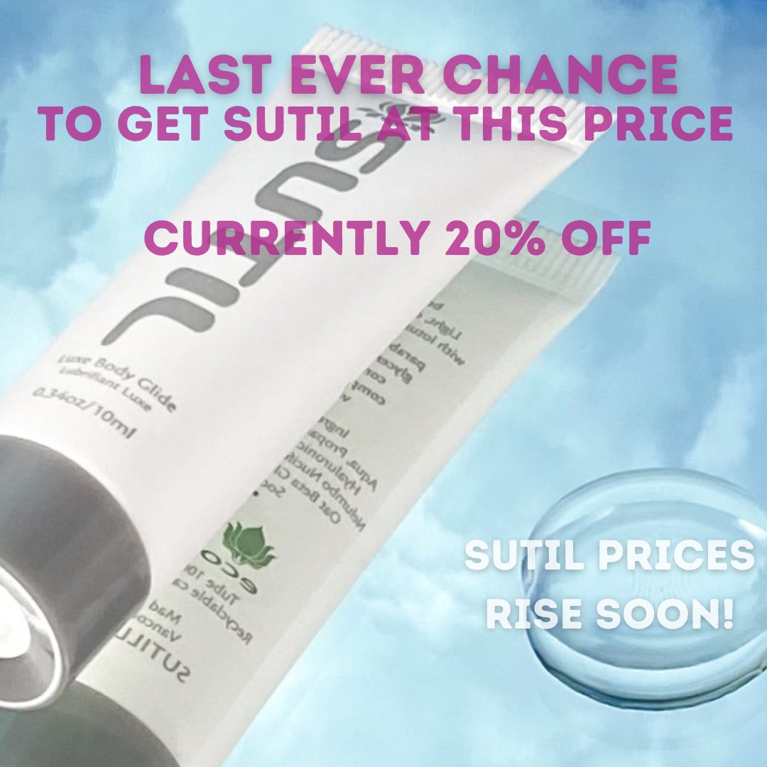 Have you tried SUTIL Luxe or Rich ? It's only available at Jo Divine and it's currently on offer This is the last chance to get it at this price before the price rises next month, so stock up now ❤️ jodivine.com/collections/su… #Organic #Botanical #Ingredientsmatter #Pleasure