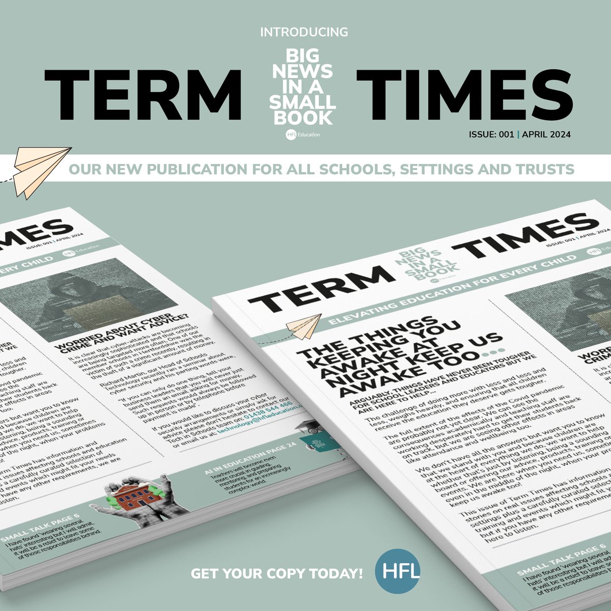 👀Have you seen this fab new publication from our  HFL colleagues? 
👉hfl.mobi/TTTIH
#TermTimes #EducationMatters #LearningTogether #EduNews