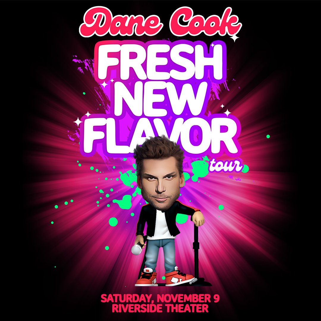 PabstTheaterGRP's tweet image. JUST ANNOUNCED: Comedy trailblazer &amp;amp; actor @danecook brings his 'Fresh New Flavor' tour to Milwaukee on November 9th at the Riverside Theater!

eMember presale starts Thursday, May 2nd at 12PM with password MAY ➤ bit.ly/COOKMKE24