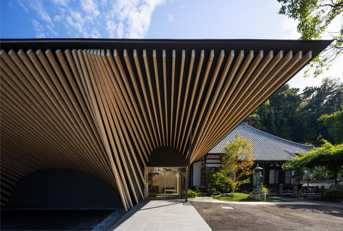 Kanjoin Temple by Kengo Kuma and Associates #architecture #temple @kkaa_official tinyurl.com/h6323jvk