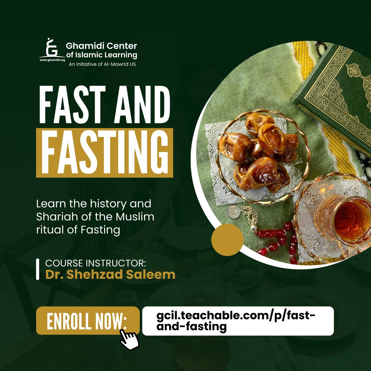 You can unlock the intricacies of this ritual for an affordable price of just $5.

Click on this link and Enroll now to deepen your understanding of Fasting: gcil.teachable.com/p/fast-and-fas…

#GCIL #AlMawridUS #teachable #educational #islamiceducation #coursesonline #udemy