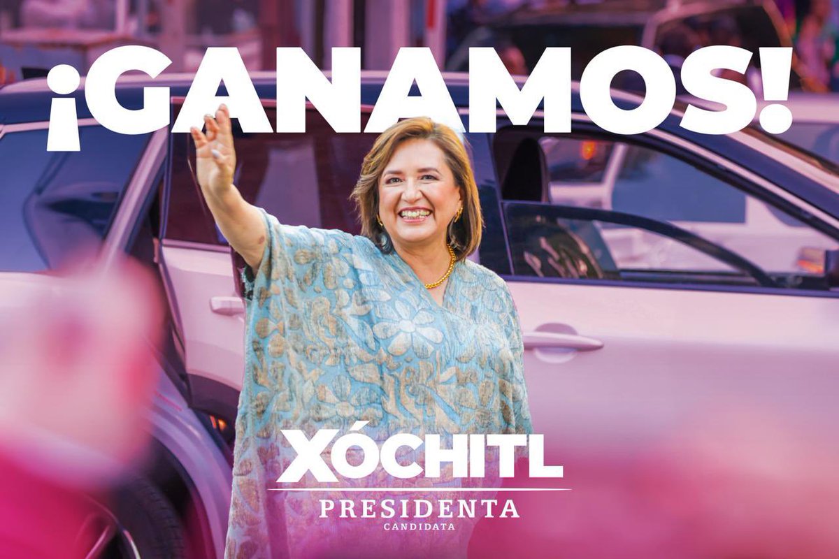 No es la imagen después de un debate… Es la imagen del 3 de junio de 2024👇 Porque está decretado: @XochitlGalvez Presidenta de México 2024-2030! Porque la esperanza ya cambió de manos y ahora es ella quien hará historia. Vamos con TODO rumbo a la VICTORIA!…