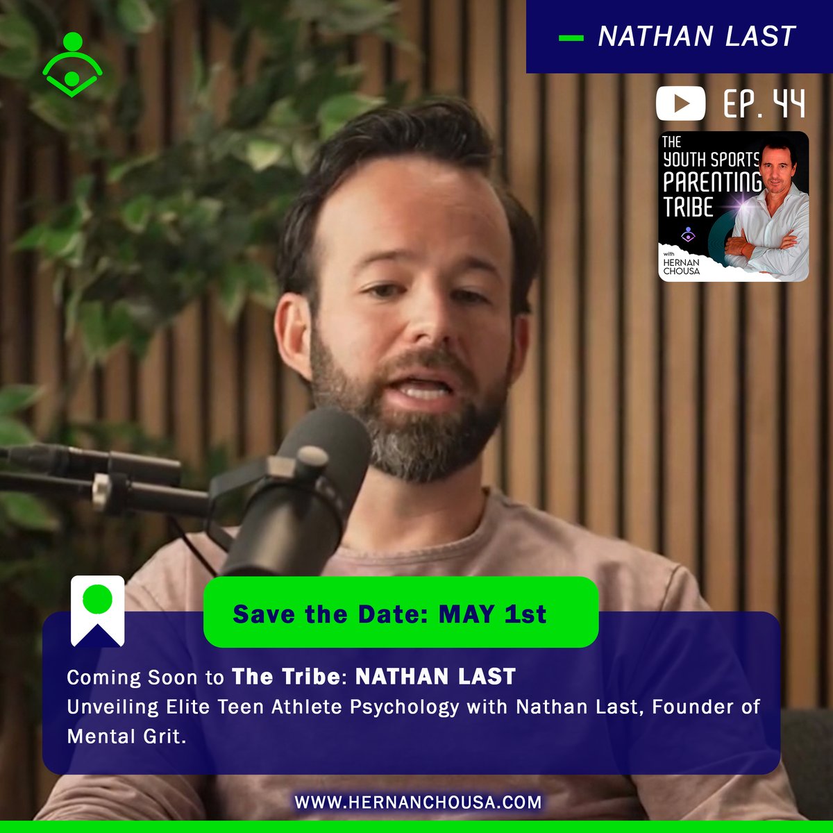 🎙️ Coming Soon: Unveiling Elite Teen Athlete Psychology with Nathan Last, Founder of Mental Grit

• Spotify: open.spotify.com/show/6kgQXNoU9…

• Apple: podcasts.apple.com/ar/podcast/the…

@MentalGrit #mentaltraining #training #podcast #hernanchousa @Tennis