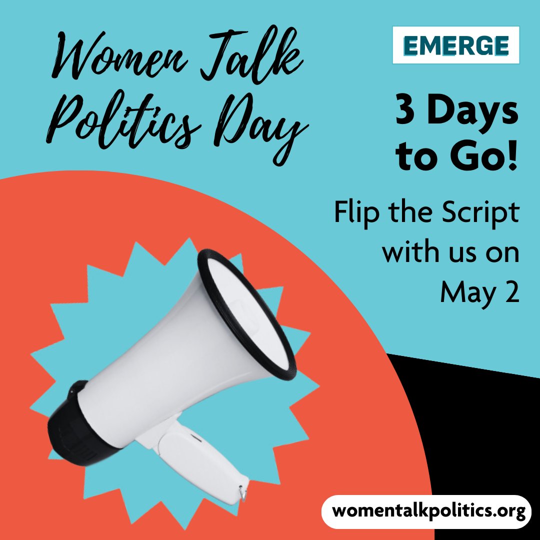 Your voice is needed in the conversation about women and politics. On May 2, activate on IG with women around the country for #womentalkpolitics day. Share the issues you care about and what’s motivating you to vote in November. RSVP at womentalkpolitics.org to prep your post.