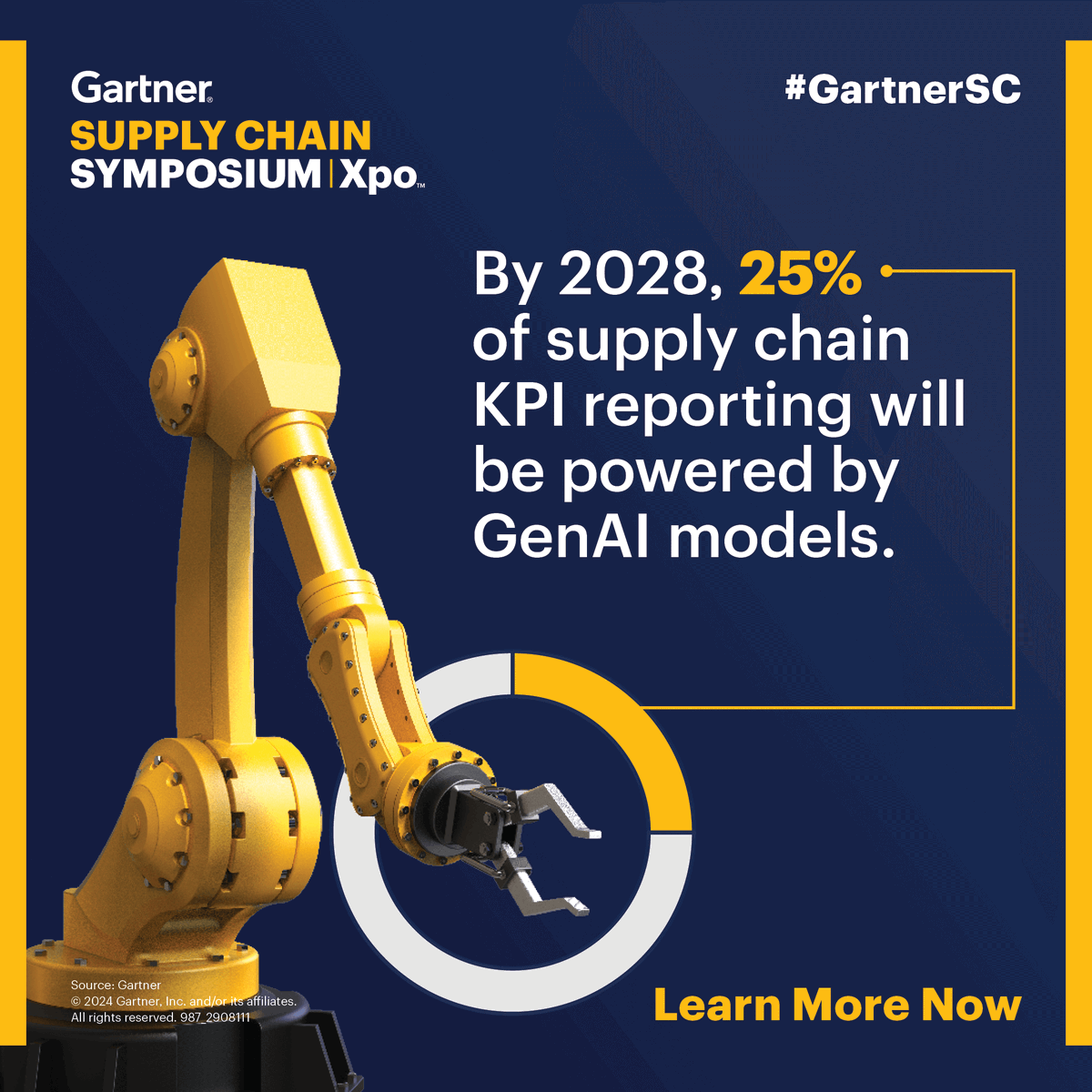 Gartner_inc's tweet photo. To effectively rethink their supply chain functions, CSCOs and supply chain leaders must embrace GenAI in their operations. 

Gain insights aimed to help CSCOs outperform and overdeliver now and in the future: https://t.co/xvzUHxTBpP

#GartnerSC #CSCO #GenAI #SupplyChain https://t.co/9h6oFOf7Sg
