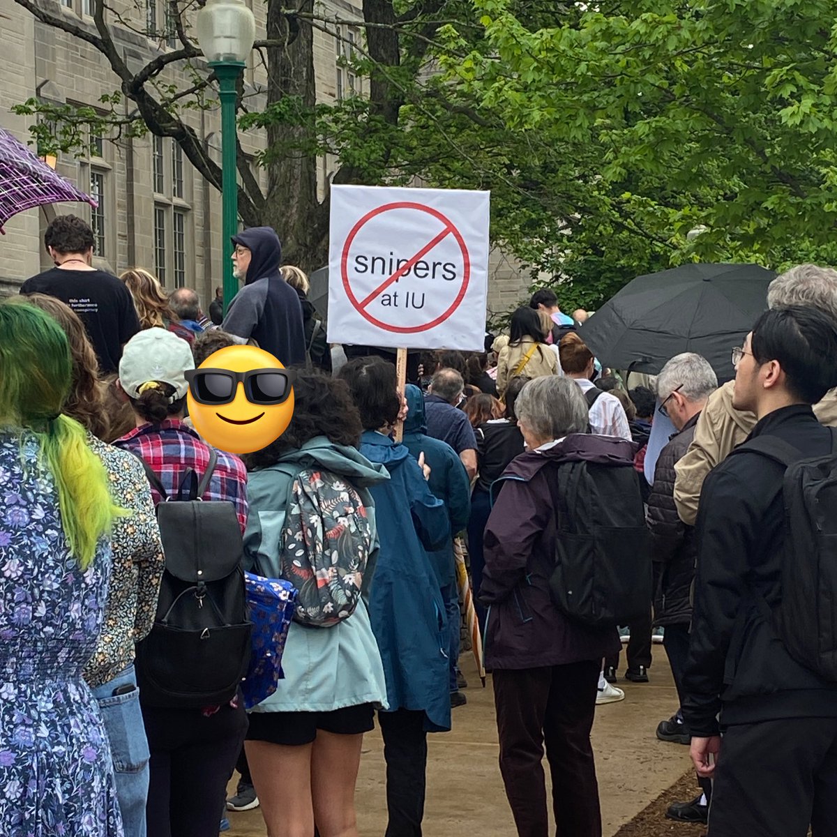 Another glorious day protesting IU administrators