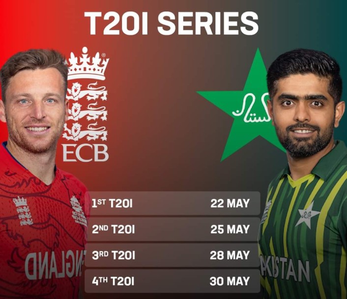 Schedule for T20I series between Pakistan & England have been Announced.

#ENGvPAK #ENGvsPAK #PakistanCricket