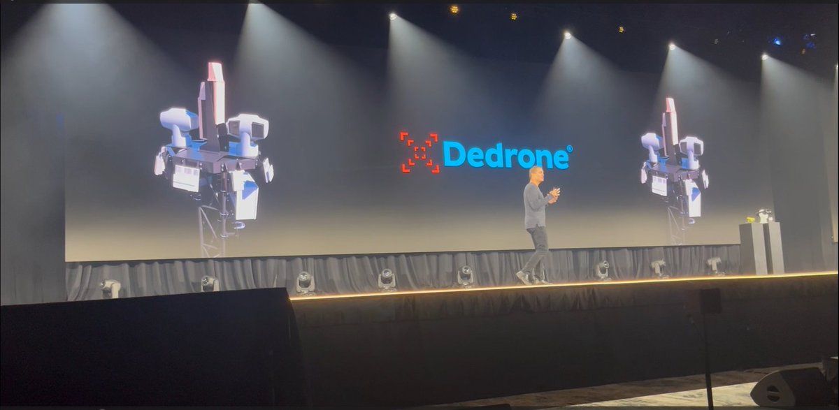 Thank you to @axon_us #CEO and founder Rick Smith for the mentioning Dedrone during your keynote at #AxonWeek24! We are proud to work with you to make Drone as First Responder programs better and easier to implement for law enforcement agencies. #security #publicsafety #dfr