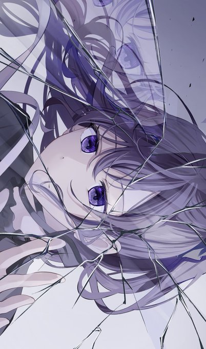 「無表情 紫色の目」のTwitter画像/イラスト(新着)