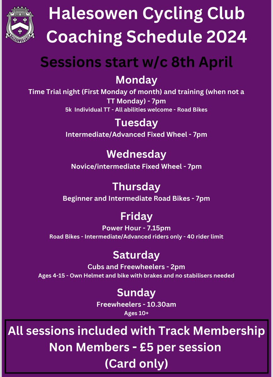 🚨 We have an update to the Coaching schedule! Novice/intermediate fixed wheel sessions will be running throughout May starting this Wednesday 1st. The first session will also be an FNTL accreditation session.