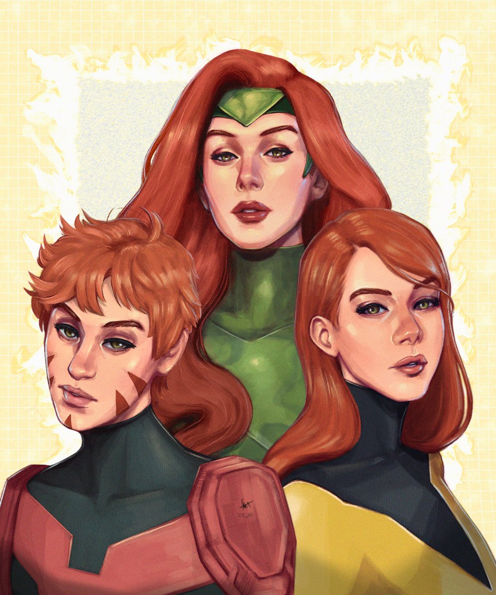 X-Portraits pt.6! The Phoenix Legacy with Jean, Rachel and Hope!