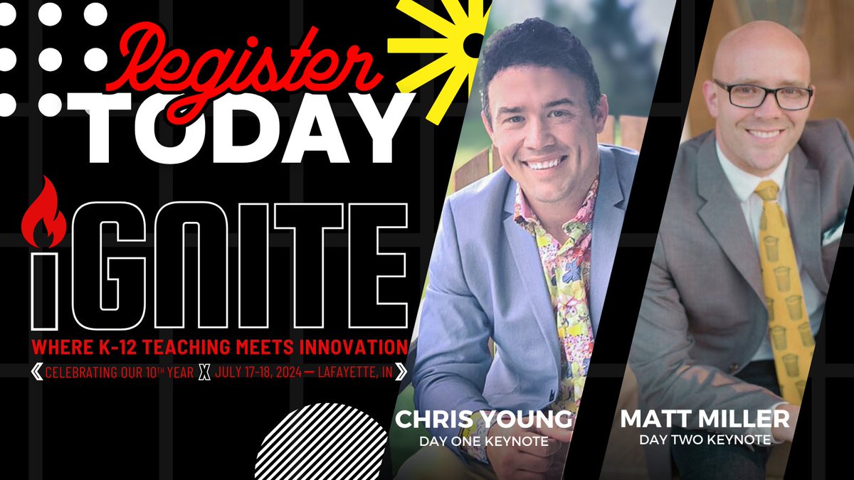 Registration is open!! 2024ignitesummeroflearning.sched.com/signup
Register by May 31 if you would like to purchase a commemorative t-shirt.