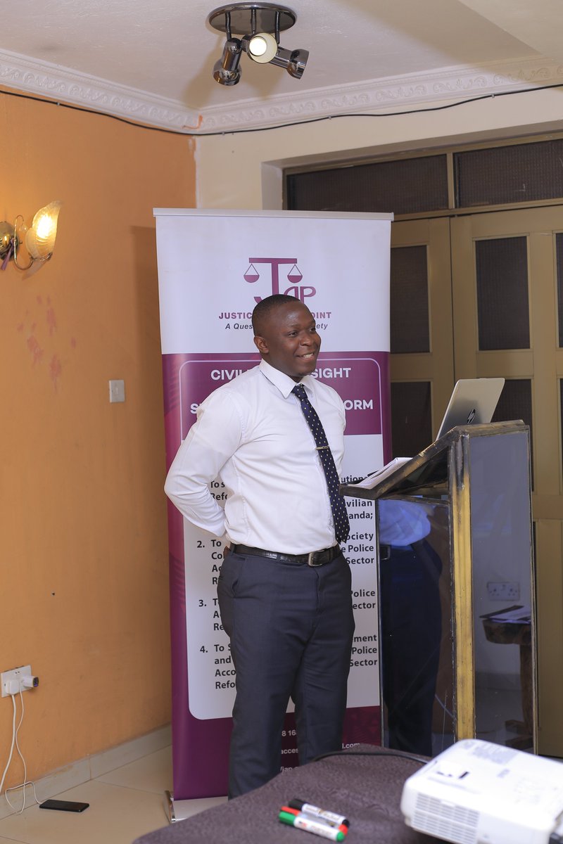 Timothy Namitego, JAP's Legal and Research Officer, leads a dynamic session on the interplay between the rule of law, human rights, and policing. Empowering regional legal officers and police commanders with essential knowledge. #OpenSocietyFoundation #HumanRights @CivicSpaceTV