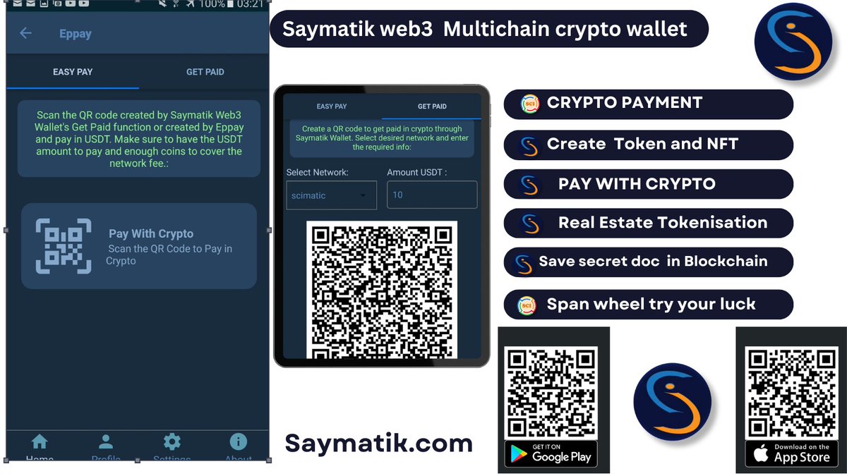 Avec le portefeuille Saymatik Web3, vous ne gérez pas seulement des crypto-monnaies, vous créez l'avenir de la finance décentralisée. Rejoignez la révolution dès aujourd'hui ! #Saymatik #Web3 #ConnaissanceCrypto #investissement