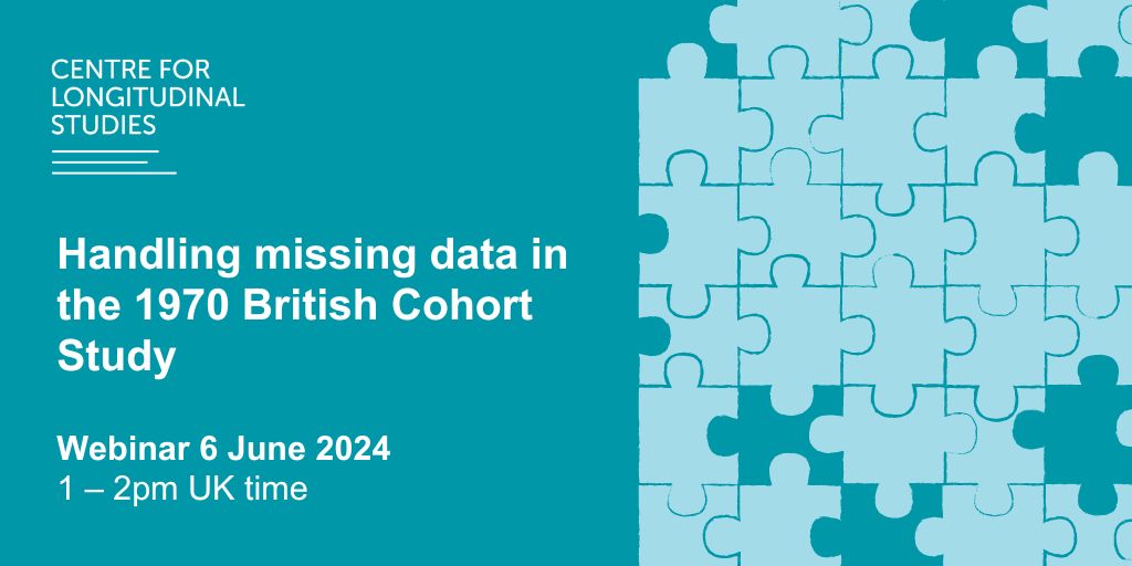 Analysing longitudinal data without considering missing data can lead to bias. Join @RJ_Silverwood and @MK_statistics on Thursday 6 June to learn how to handle missing data in longitudinal studies, drawing on the #1970BritishCohortStudy Register now: bit.ly/3QiJsmV