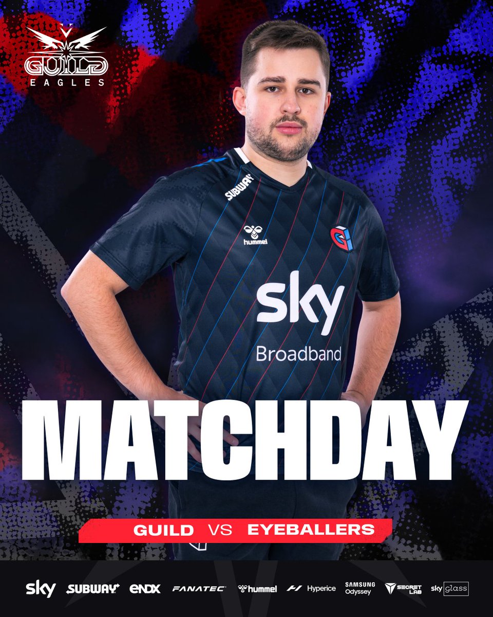 Up against @EYEBALLERS in today's CCT Europe S2 🔥 Let's get it! 🦅 Starts 17:00 BST / 18:00 CET ⏰ #GuildEagles #GILD