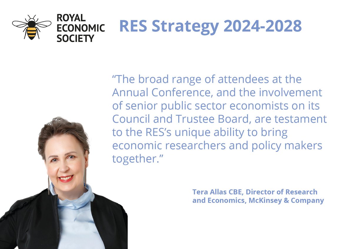 Help RES reach our strategic goal to 'bring communities of economists together'. We look to create a strong network of #economists. See what RES Council member @TeraPauliina has to say! Become part of the network by becoming a #RESmember👉shorturl.at/gkpsK #EconTwitter