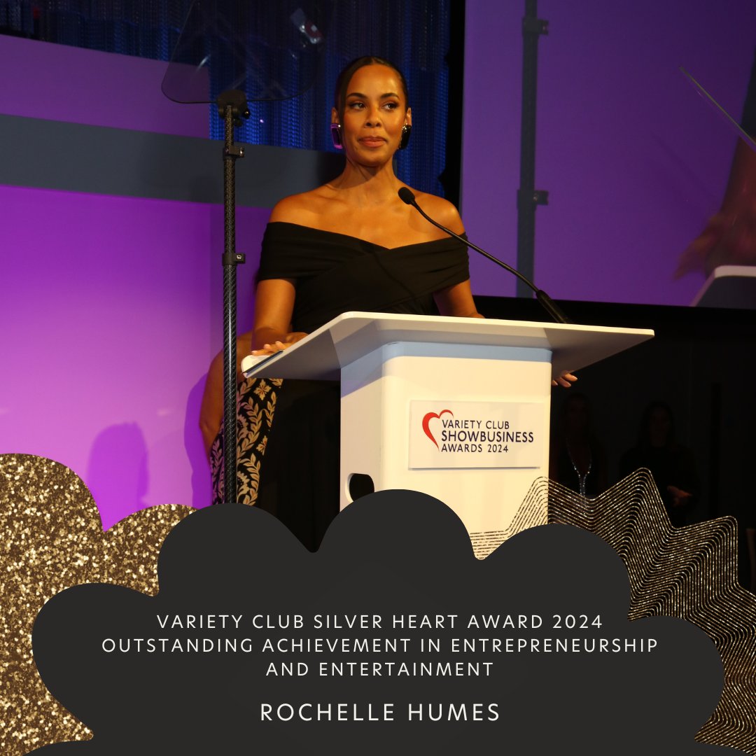 @rochellehumes, your entrepreneurial spirit shines bright in the entertainment industry. It was a privilege to honour you last night. Your dedication and talent inspire us all. Thank you for supporting our cause #VarietyClubShowbusinessAwards 📸@andybarnes.photos