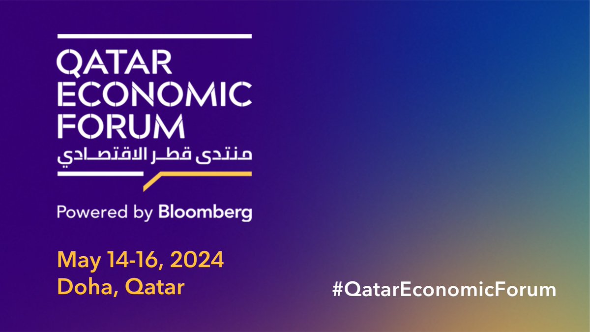 The 2024 @QatarEconForum returns to Doha May 14-16. Don’t miss newsmaking conversations focused on solving today's most pressing economic issues with: ⬛️@bdtmsdpartners' Dina Powell McCormick ⬛️@FTI_Global's Jenny Johnson ⬛️@Citadel's Ken Griffin ⬛️@HSBC's Noel Quinn Space is…