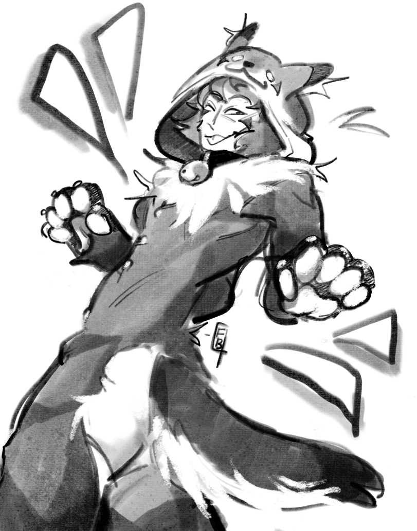 hi! I'm not fully back yet, so I'm just dropping another older sketch of ren for now
#tpof #btd #renhana