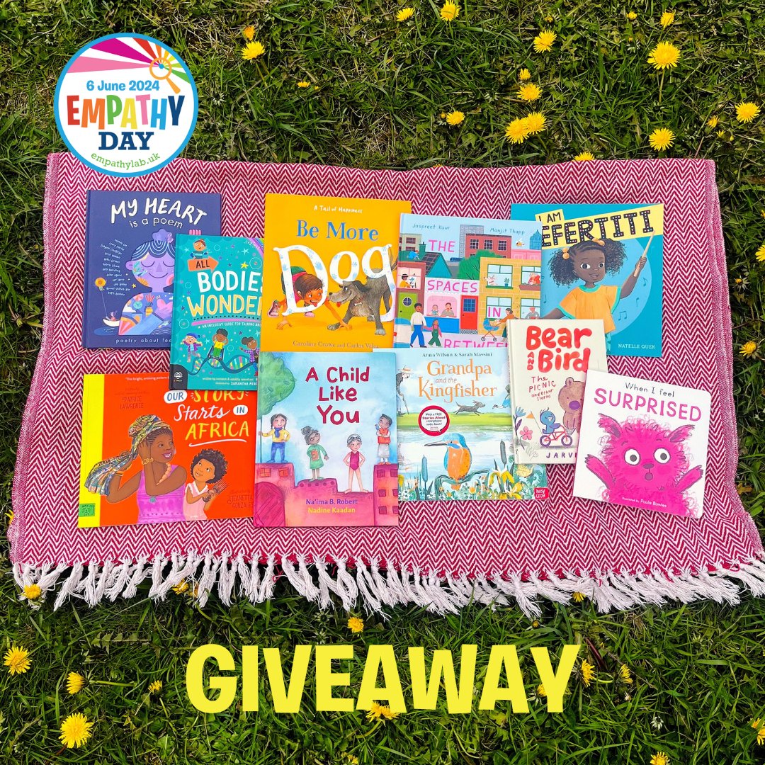 ✨✨GIVEAWAY✨✨

Primary schools: you can WIN a fantastic bundle of #ReadForEmpathy books when you register for #EmpathyDay resources!

To enter:
📚Retweet by 31.05.24
📚Follow @EmpathyLabUK
📚Sign up at empathylab.uk/empathy-day
📚Comment below with your school's name!

GOOD LUCK