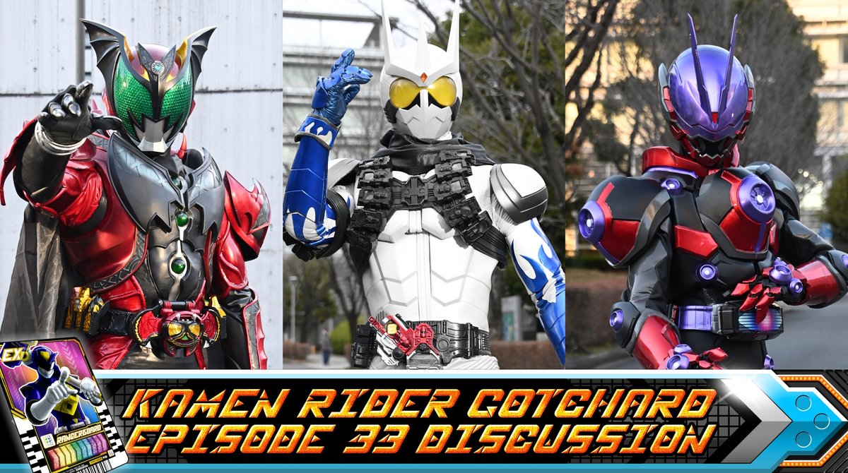 The 'Hundred' generals have arrived to search for a super-weapon and destroy Gotchard. Can the heroes win against copies of Dark Kiva, Eternal & Glare? It's time for a 𝓰𝓸𝓻𝓰𝓮𝓸𝓾𝓼 Legendary Legend to descend! ➡ #KamenRider Gotchard #33 Discussion: rangerboard.com/index.php?thre…