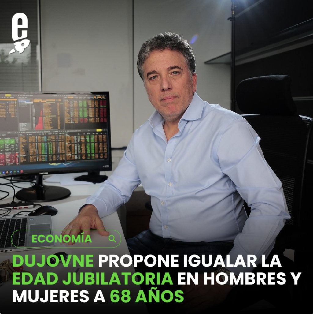 El exministro de Economía, #NicolásDujovne, propuso igualar la edad jubilatoria de las mujeres con la de los hombres, llevándolas a 68 años.

#dujovne #jubilaciones #edadjubilatoria #jubiladas #estratosferanews