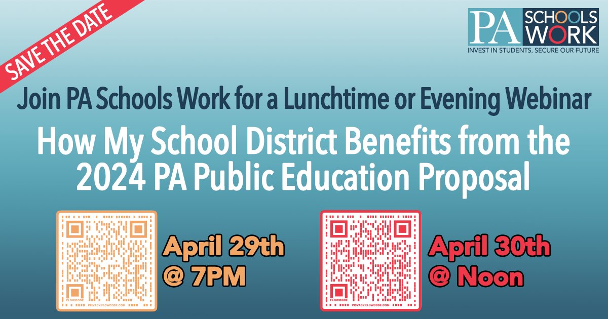 First webinar happening tonight! #PAbudget. ⬇️ 7pm April 29 registration: us06web.zoom.us/webinar/regist… Can't make it tonight? Join us at 12pm tomorrow, April 30: us06web.zoom.us/webinar/regist…