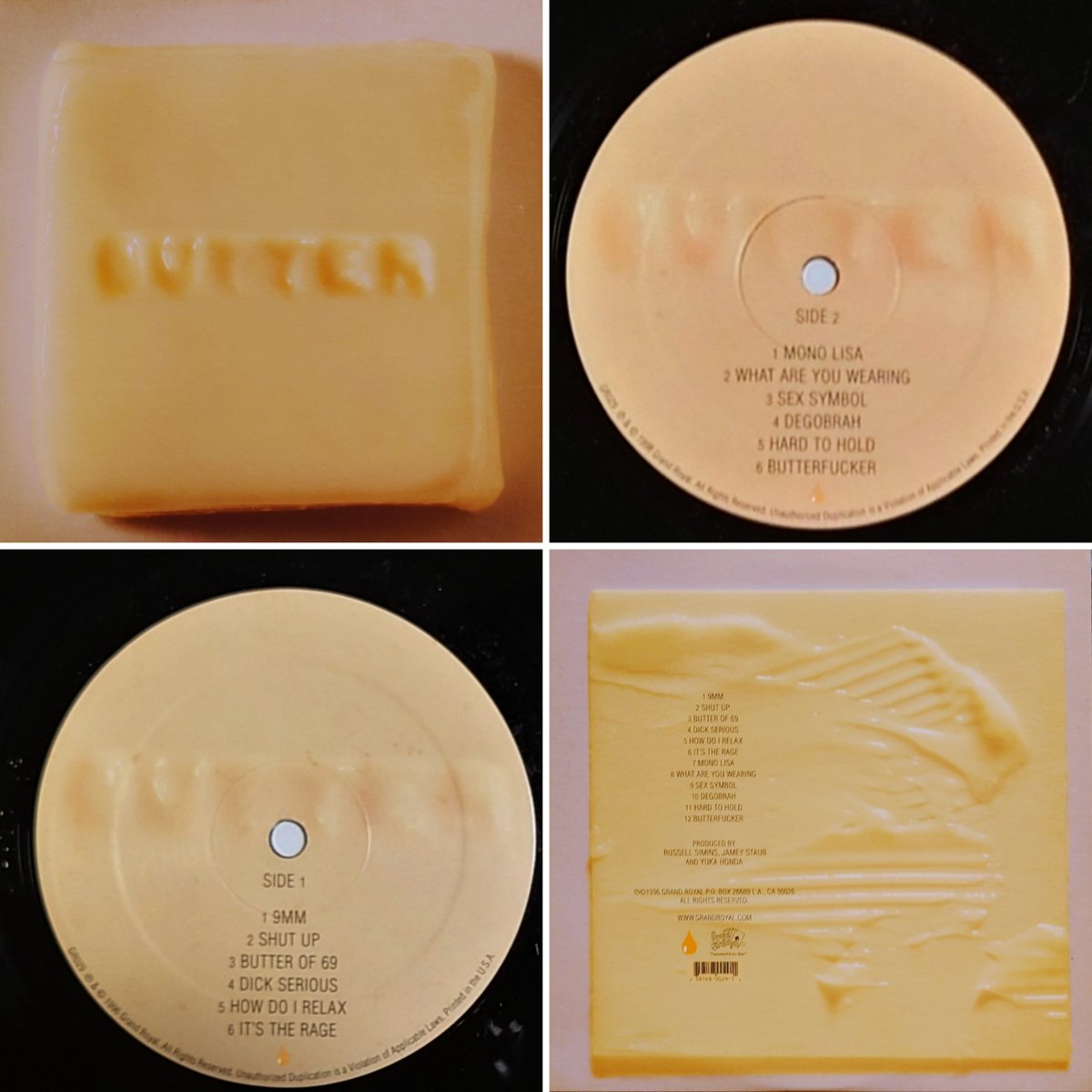 04/29/2024
Butter 08
'Butter' (1996)
US press, LP, gatefold.
 
#Butter08 #cibomatto #alternativemusic #90smusic #grandroyal
instagram.com/p/C6WTBL-vT8W/…