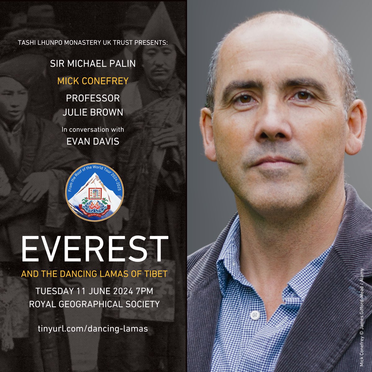 George Mallory: The Man, The Myth and the 1924 Everest Tragedy by @mickulus is published on May 2 by @AllenAndUnwinUK. We are delighted that Mick will be one of our guests at @RGS_IBG on 11 June. tinyurl.com/4y7zcacn #Tibetmania