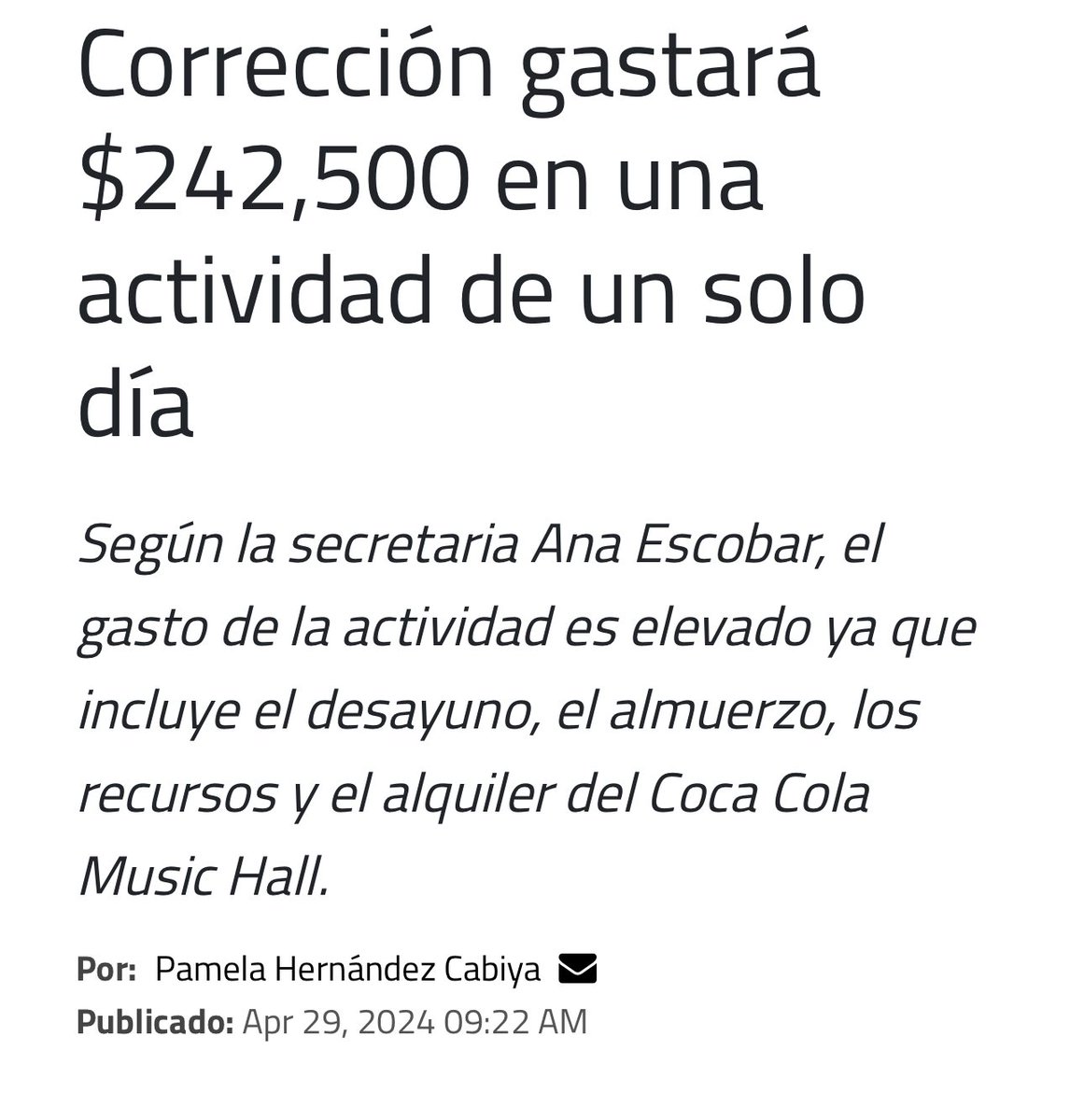 Esta isla es un bombardeo de escándalos del PNP, la misma gente que te quieren espetar un SuperPAC de “Democracia es Libertad” así como esperaron otro de “Salvemos a PR”