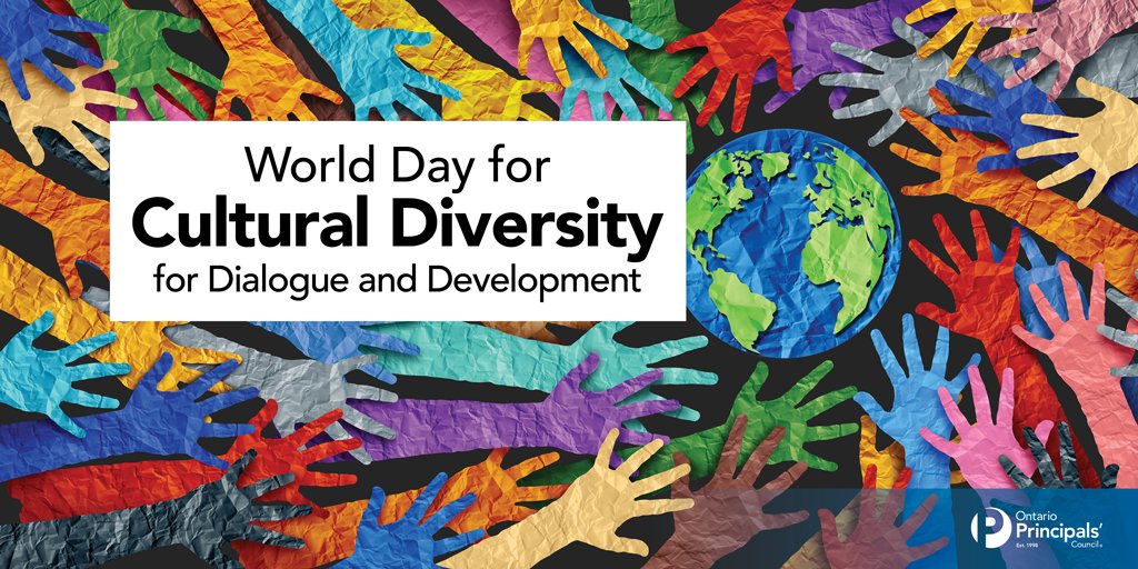 Today is the UNESCO celebration of World Day for Cultural Diversity for Dialogue and Development, highlighting the richness of the world’s cultures and the essential role of intercultural dialogue for achieving peace and sustainable development.