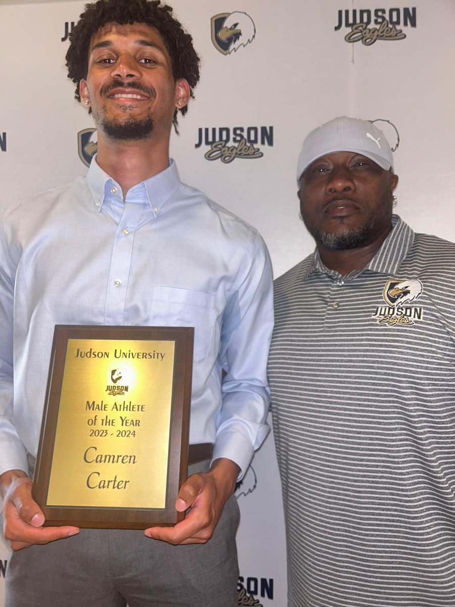 Congrats Cam Carter on being Voted Male Athlete of The Year @ Judson University.
#JUXCTF #ProudMoment