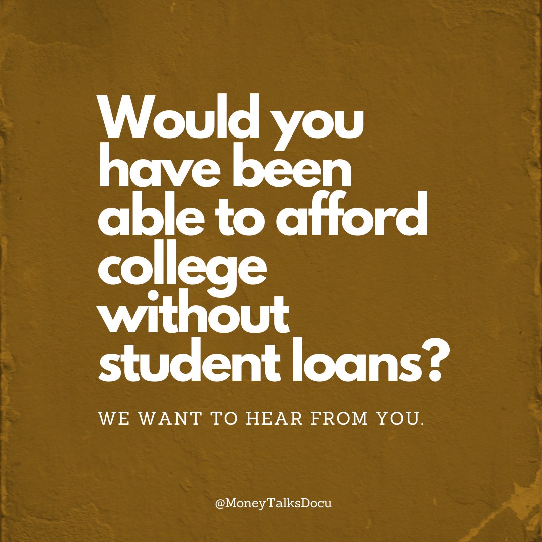 Would you have been able to afford college without student loans? Share your story in a comment below or in our documentary's student loan questionnaire at s.surveyplanet.com/83hnymhy

#cancelstudentloans #cancelstudentdebt #college #tuition #biden #education