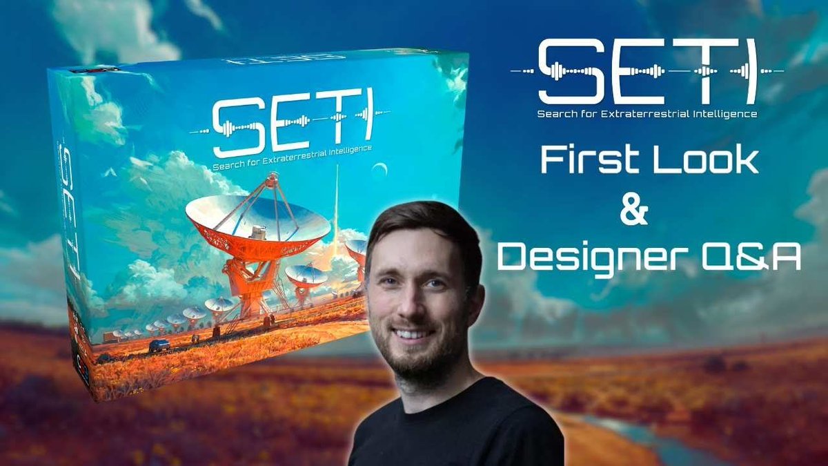 Have you missed the #SETI announcement Twitch stream? No worries! You can now watch the highlights on our YouTube channel. 📡🌌 Click the link below and let the designer of the game, Tomáš Holek, along with Tomáš “Uhlík” Uhlíř from the development team give you a first look at…