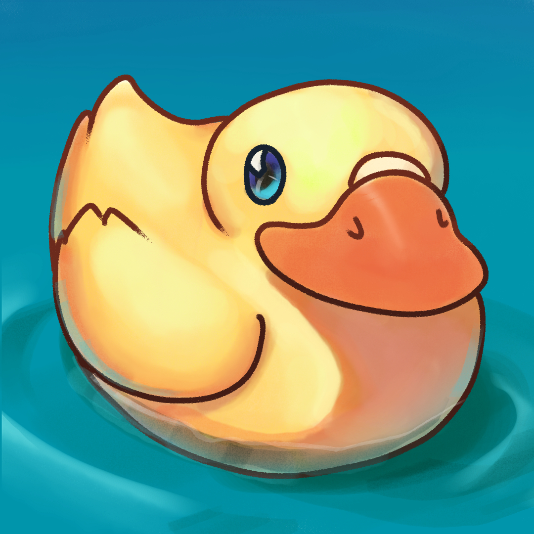 I only have this silly lil duck for you guys. :3 ARTISTS, you can only use ONE art picture to convince people to follow you. Which art piece you using?