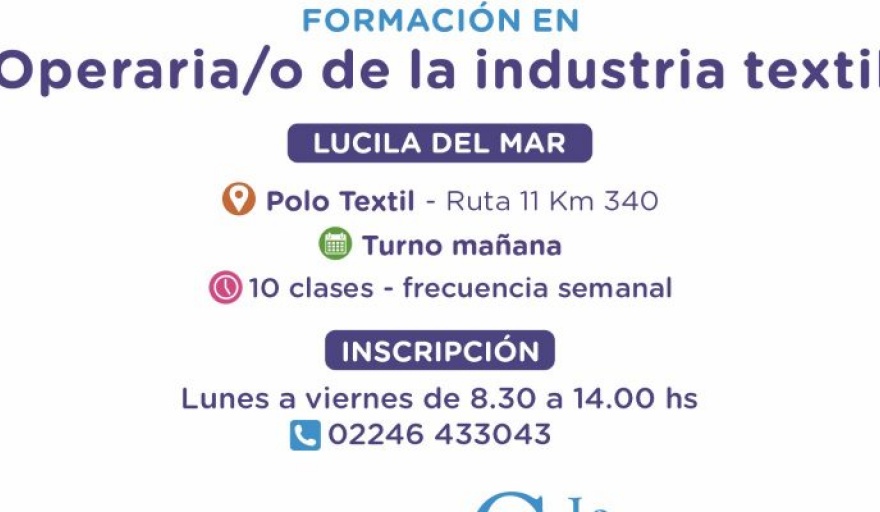 📢 ¡Atención comunidad de La Costa! 🏖️👩‍🏭 ¿Buscas oportunidades de formación laboral? 🌟 ¡No te pierdas esta increíble oportunidad! 🚀 La Municipalidad de La Costa abre la inscripció
enfoque.ar/index.php?nota…
#FormaciónLaboral #IndustriaTextil #LaCosta #Oportunidades 👩‍🎓