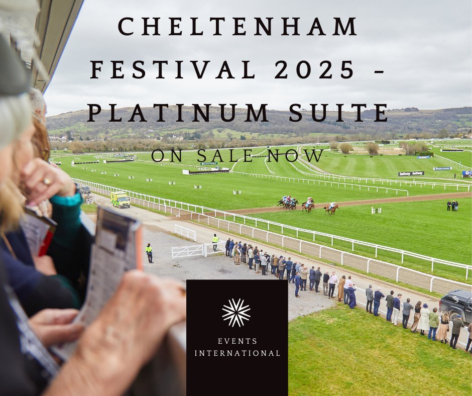 Cheltenham Festival is recognised worldwide as the pinnacle of the jump race calendar 🏇

Experience this in style at our superb and luxurious appointed Platinum Suite 🥂

Link to packages below 👇
t.ly/flGCh

#CheltenhamFestival #CheltenhamFestival2025 #HorseRacing