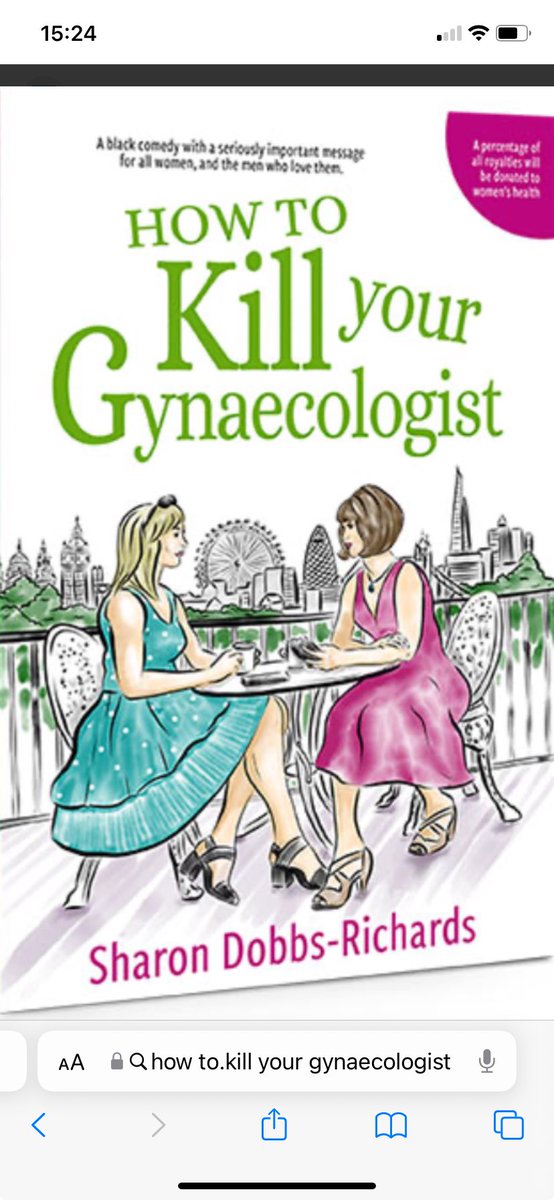 Found my patient reading this book when I went to consent her this morning. I swear I did nothing to upset her!