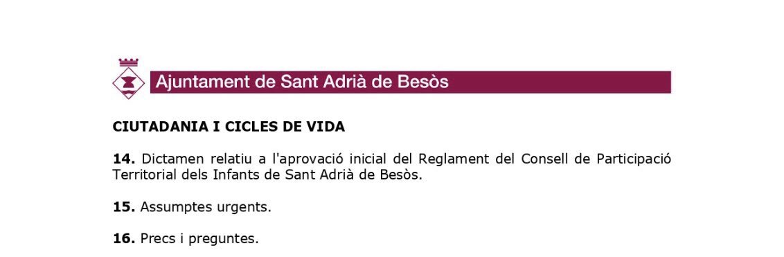 Avui dilluns 29 d’abril a les 18h Ple presencial de l'Ajuntament.
Ho podeu seguir en directe clicant aquí 👉 sessions.sant-adria.net/sesiones o a la web municipal

#SAB #pleSAB #santadria