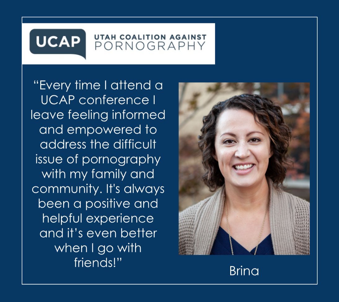 UCAP Conference is this Saturday! Have you gotten your tickets yet!? Visit utahcoalition.org/2024-conferenc… to read all about the presenters!