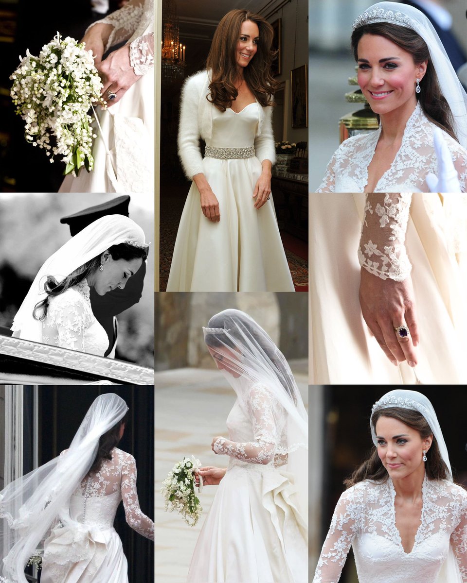 The Princess of Wales looked so beautiful and ethereal on her magical day. She looked like an angel 🤍✨ Catherine’s day dress and evening dress were absolutely beautiful! Both were designed to perfection by Sarah Burton for Alexander McQueen 😍