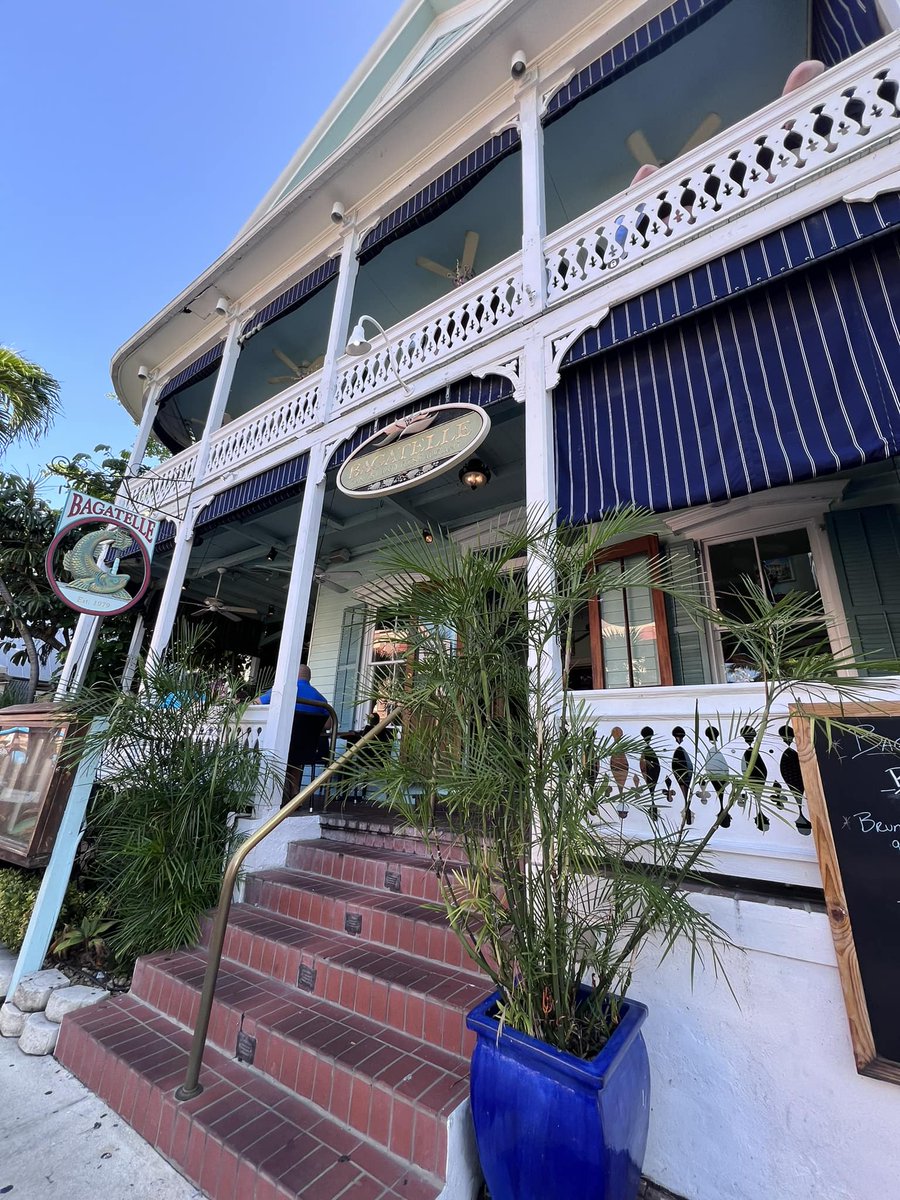 Bagatelle Restaurant is one of the few places in the heavy tourist side of Duval Street that the Locals will go to eat. I love their breakfast. Gary McAdams, Key West Realtor, eXp Realty, 305-731-0501. #keywest #keywestrealestate #keywestrealtor #garymcadams #garymcadamsrealtor