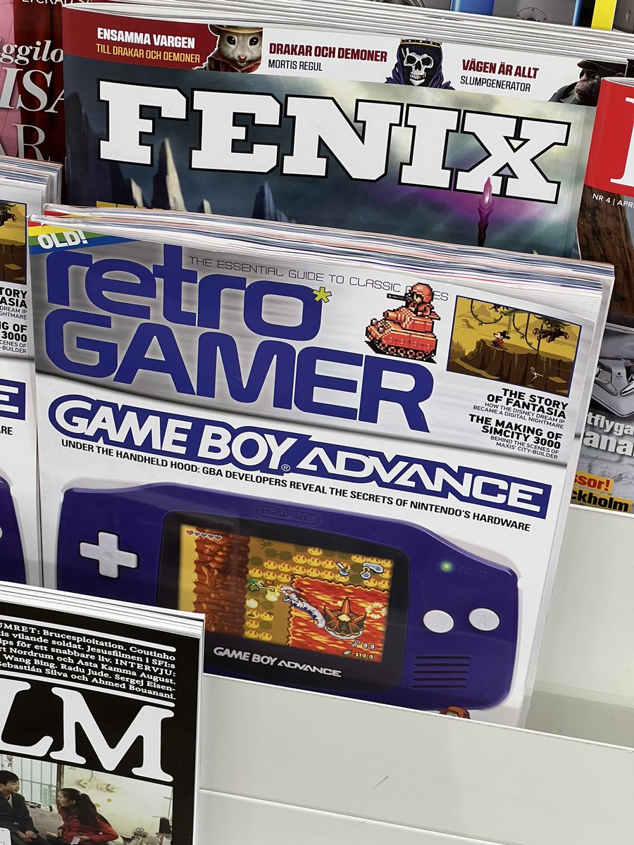 We can confirm that there is one video games magazine available in Sweden